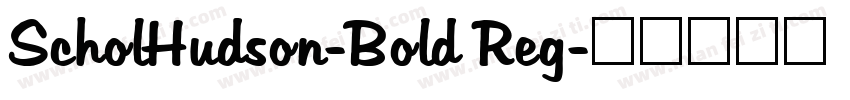 ScholHudson-Bold Reg字体转换
